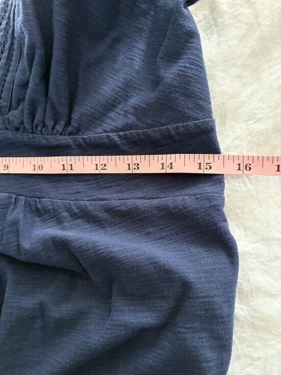 Tommy Bahama Women’s Arden Navy Blue Sleeveless Knit Dress Size Medium - Picture 7 of 8